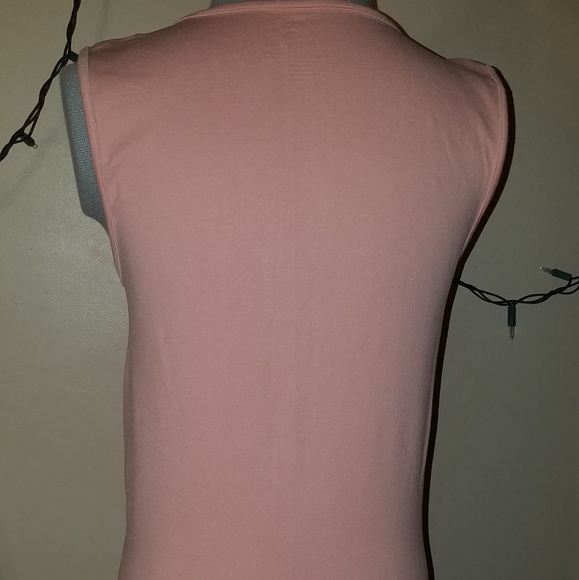 🚫DONATED🚫Vintage Merona Seamless Lacey Blush V Neck - Picture 2 of 4